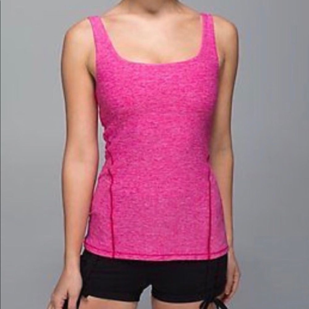 Pink Lululemon tank